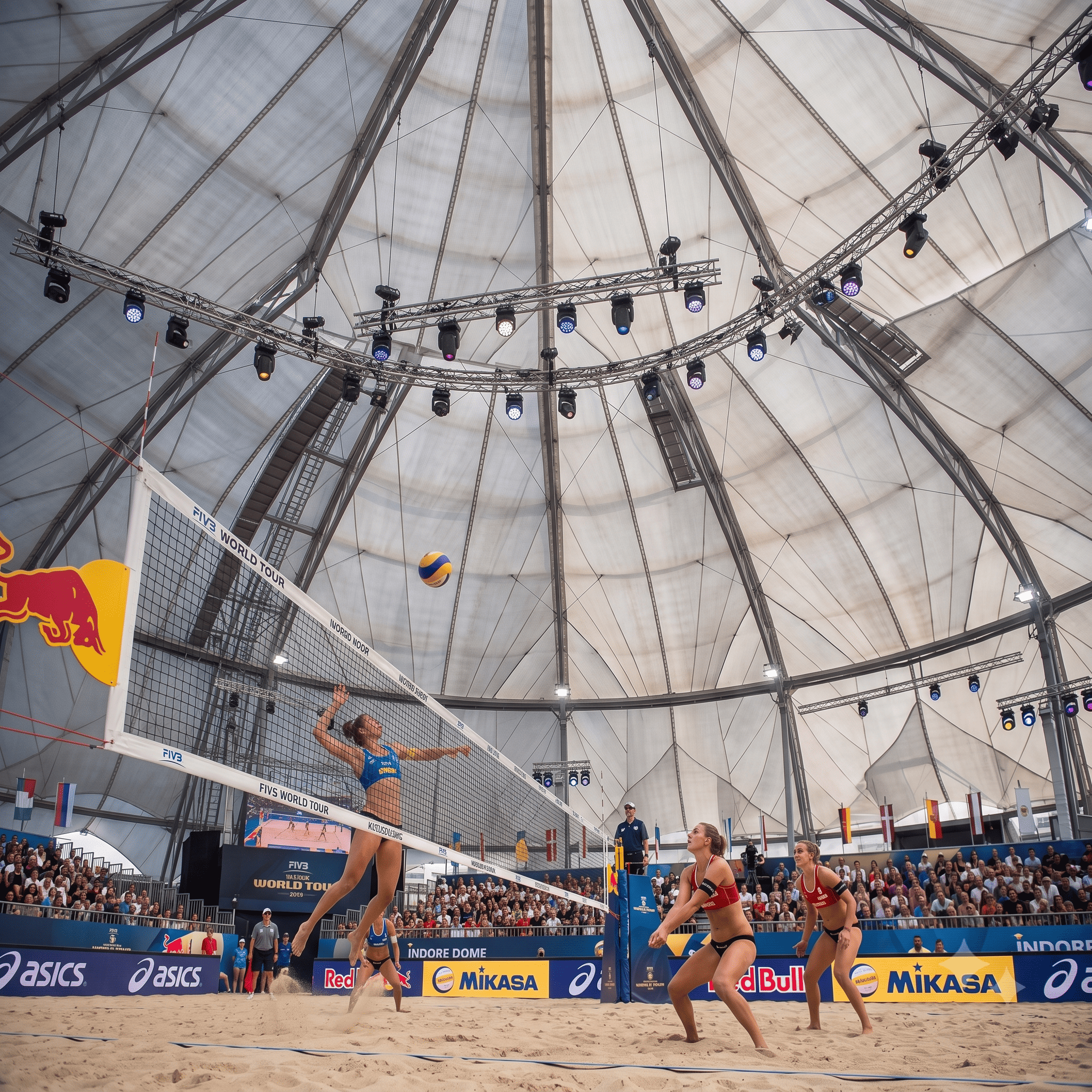 Beach volley bergamo, interno, sabbia